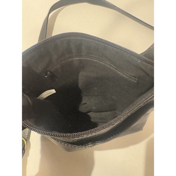 Fossil Jolie Black Soft Leather Crossbody Bag Adjustable Shoulder Strap - Picture 11 of 14